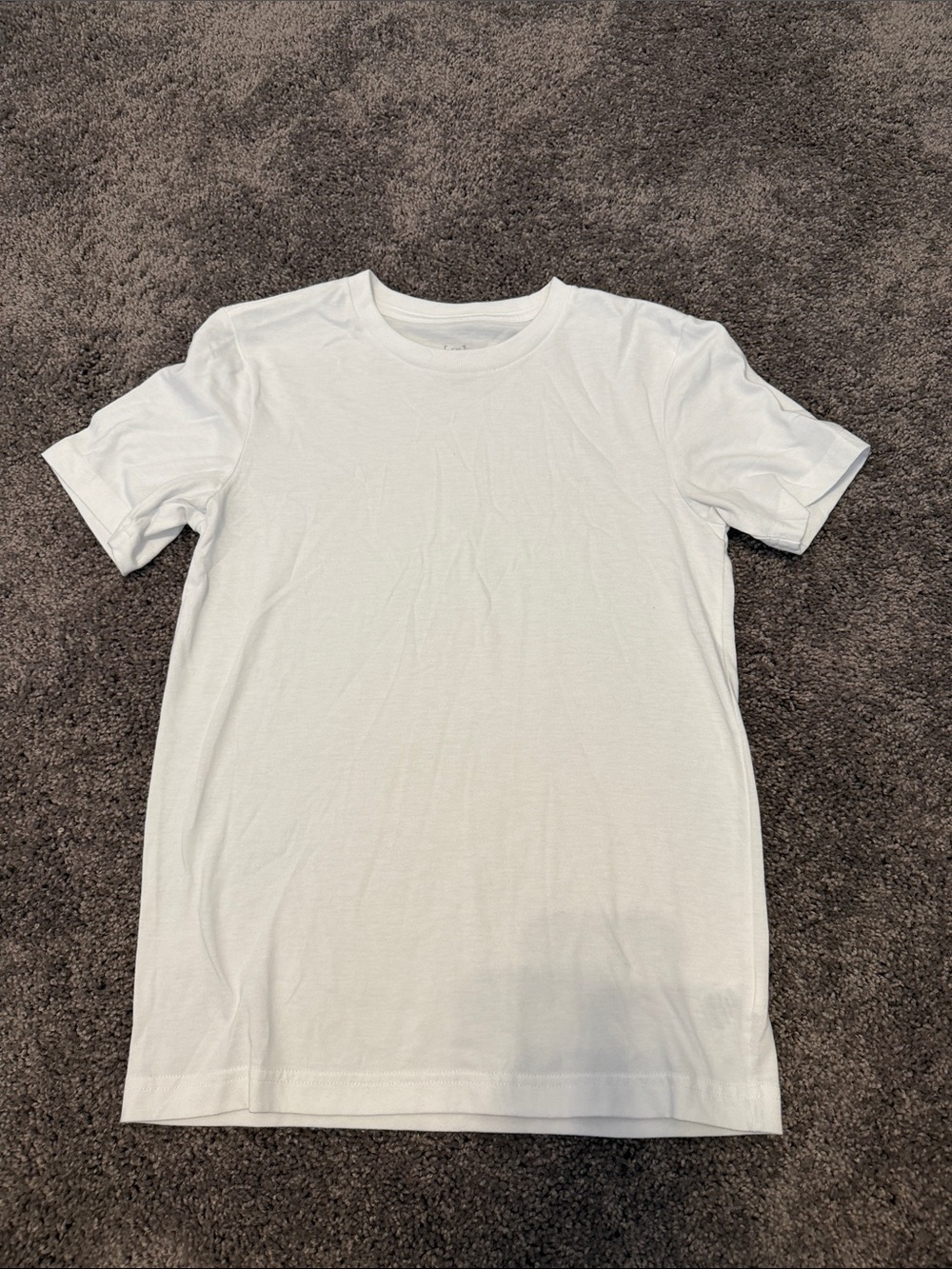 George White Short Sleeve Crew Neck Tee